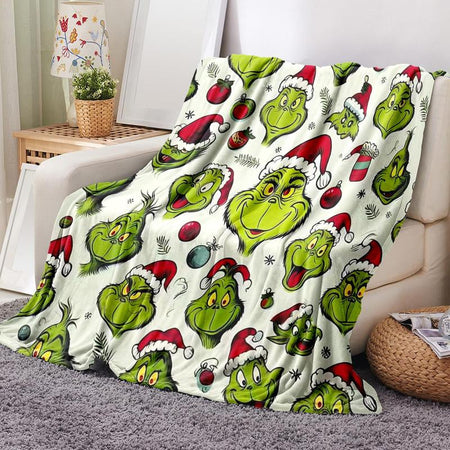 Cartoon Pattern Blanket, 1 Count Soft Comfortable Throw Blanket, Warm Napping Blanket for Home Office Travel Outdoor Camping