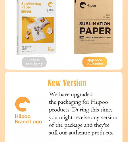 Sublimation Paper 8.5X11 Inch, Work with Sublimation Ink and E Sawgrass Inkjet Printers for Mugs T-Shirts Light Fabric and Other Sublimation Blanks (110 Sheets, 120G) (A-8.5X11)