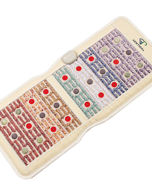 Load image into Gallery viewer, Gemstone PEMF Infrared Heating Chair Mat.
