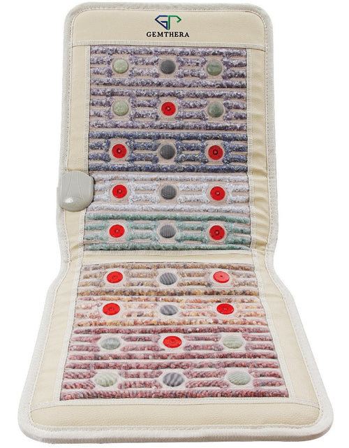 Load image into Gallery viewer, Gemstone PEMF Infrared Heating Chair Mat.
