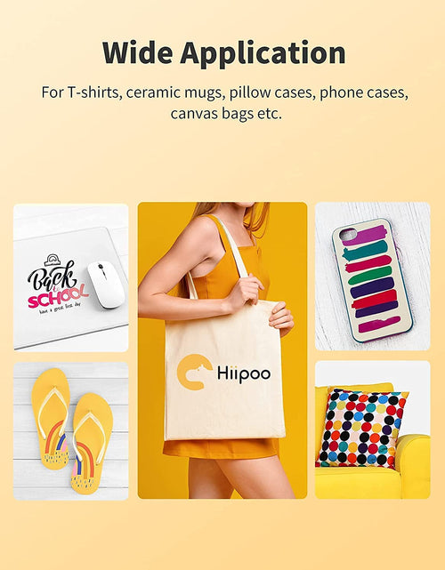 Load image into Gallery viewer, Sublimation Paper 8.5X11 Inch, Work with Sublimation Ink and E Sawgrass Inkjet Printers for Mugs T-Shirts Light Fabric and Other Sublimation Blanks (110 Sheets, 120G) (A-8.5X11)
