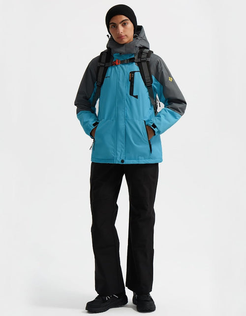 Load image into Gallery viewer, Women'S Mountain Waterproof Ski Snow Jacket Winter Windproof Rain Jacket
