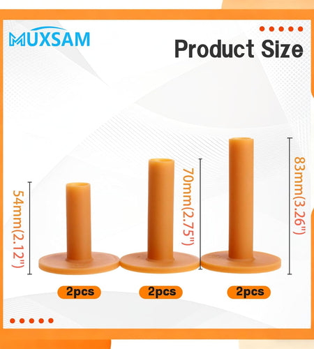 Rubber Golf Tees Holder Set, Plastic Golf Tees for Driving Range Golf Practice Mat Golf Training Indoor Outdoor Different Size