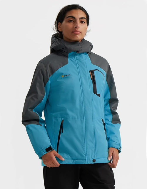 Load image into Gallery viewer, Women'S Mountain Waterproof Ski Snow Jacket Winter Windproof Rain Jacket
