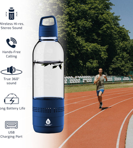 Pursonic 2-in-1 Water Bottle with Built-In Wireless Speaker