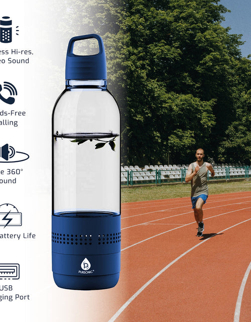 Load image into Gallery viewer, Pursonic 2-in-1 Water Bottle with Built-In Wireless Speaker
