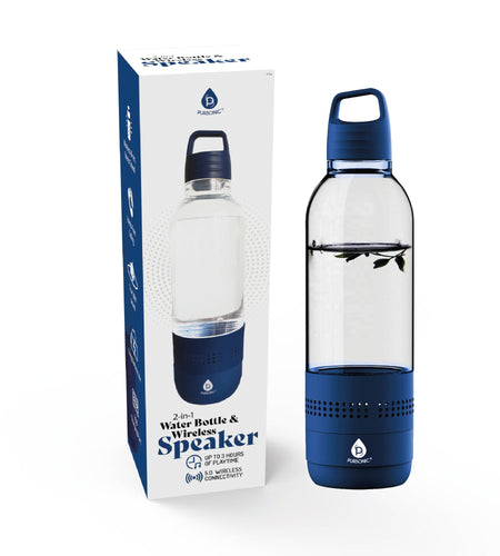 Pursonic 2-in-1 Water Bottle with Built-In Wireless Speaker