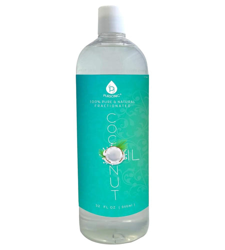 100% Pure Oil for Massages, Therapeutic Recipes & Essential Oils, Fractionated Coconut, 32 Fl Oz