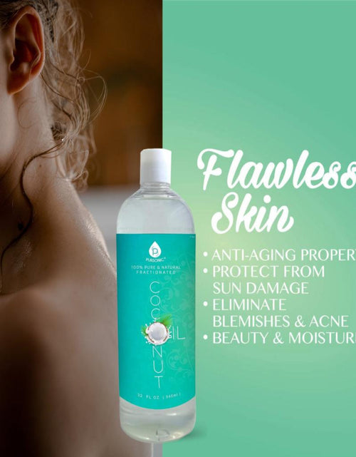 Load image into Gallery viewer, 100% Pure Oil for Massages, Therapeutic Recipes &amp; Essential Oils, Fractionated Coconut, 32 Fl Oz
