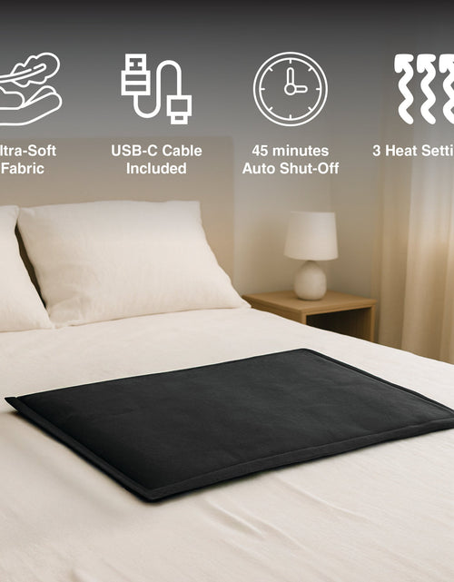 Load image into Gallery viewer, LED Fast Charging Power Bank &amp; Extra Large Electric Heating Pad: Power &amp; Comfort Duo!
