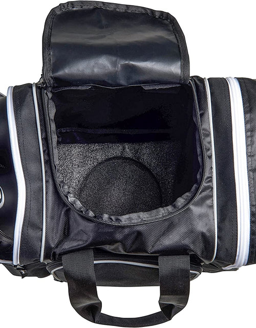 Load image into Gallery viewer, Bowling Bag for Single Ball - Single Ball Tote Bag with Padded Ball Holder - Fits a Single Pair of Bowling Shoes up to Mens Size 14
