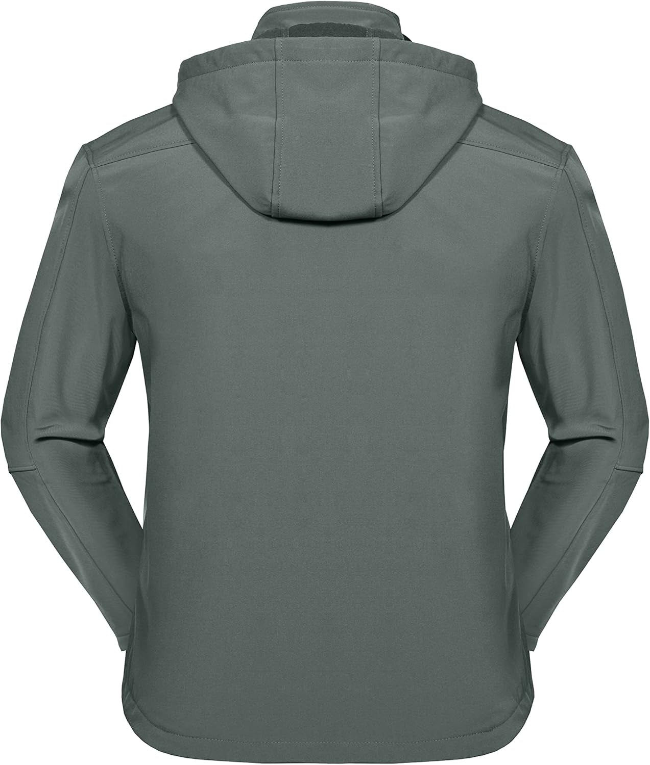 Men’S Softshell Jacket with Removable Hood, Fleece Lined and Water Repellent