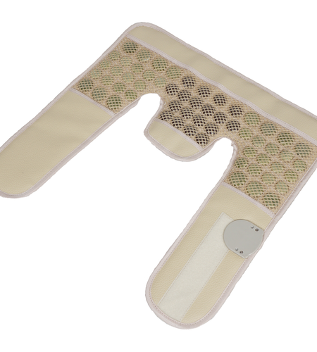 Jade Tourmaline Infrared Shoulder Heat Pad (White)