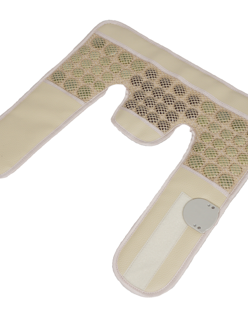 Load image into Gallery viewer, Jade Tourmaline Infrared Shoulder Heat Pad (White)
