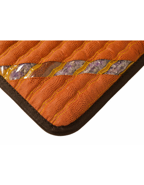 Load image into Gallery viewer, Amethyst Tourmaline Infrared Seat Cushion 18” x 18”
