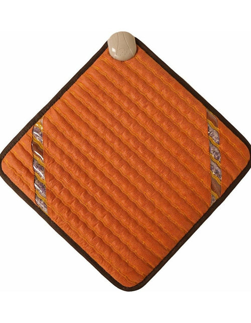 Load image into Gallery viewer, Amethyst Tourmaline Infrared Seat Cushion 18” x 18”
