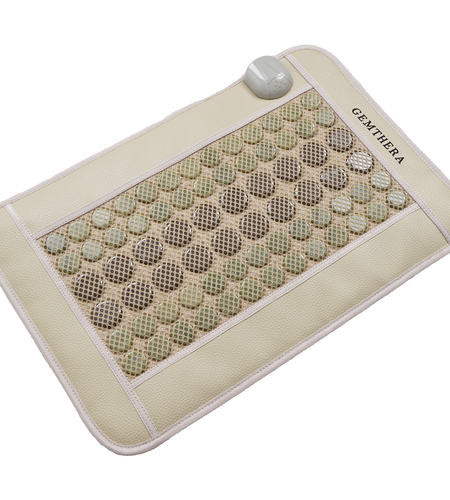 Jade Tourmaline Infrared Heat Mat (White)