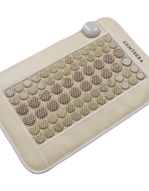 Load image into Gallery viewer, Jade Tourmaline Infrared Heat Mat (White)
