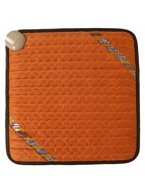 Load image into Gallery viewer, Amethyst Tourmaline Infrared Seat Cushion 18” x 18”

